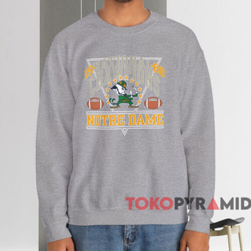 1988 Notre Dame National Champions Shirt Grey Sweatshirt 1988 Notre Dame National Champions Shirt Grey Sweatshirt