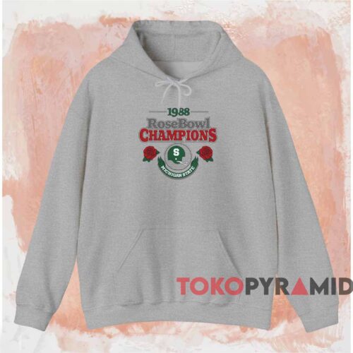 1988 Rose Bowl Michigan State Spartans Shirt Grey Hoodie 1988 Rose Bowl Michigan State Spartans Shirt Grey Hoodie