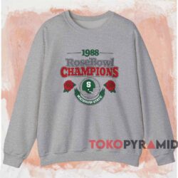 1988 Rose Bowl Michigan State Spartans Shirt 3 1988 Rose Bowl Michigan State Spartans Shirt Grey Sweatshirt