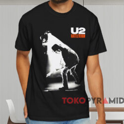 1988 U2 Rattle And Hum T-shirt 2 1988 U2 Rattle And Hum T shirt Black T shirt