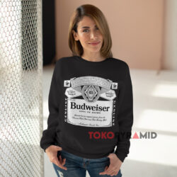 1989 Anheuser Busch Budweiser Beer Shirt 3 1989 Anheuser Busch Budweiser Beer Black Sweatshirt
