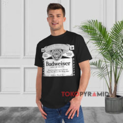 1989 Anheuser Busch Budweiser Beer Black T shirt