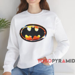 1989 Batman Logo T-shirt 3 1989 Batman Logo T shirt White Sweatshirt