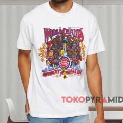 1989 Detroit Pistons World Champs Shirt White T shirt
