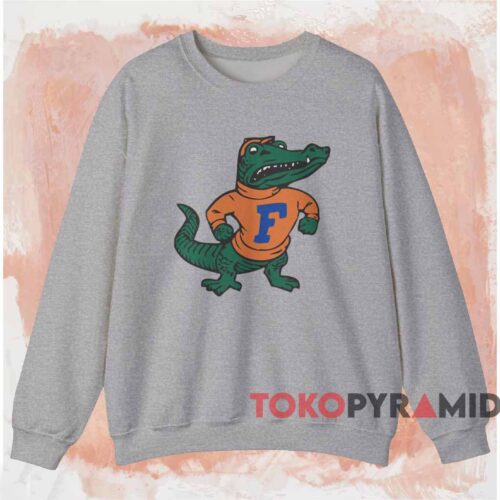 1989 Florida Gators Football Logo Shirt Grey Sweatshirt