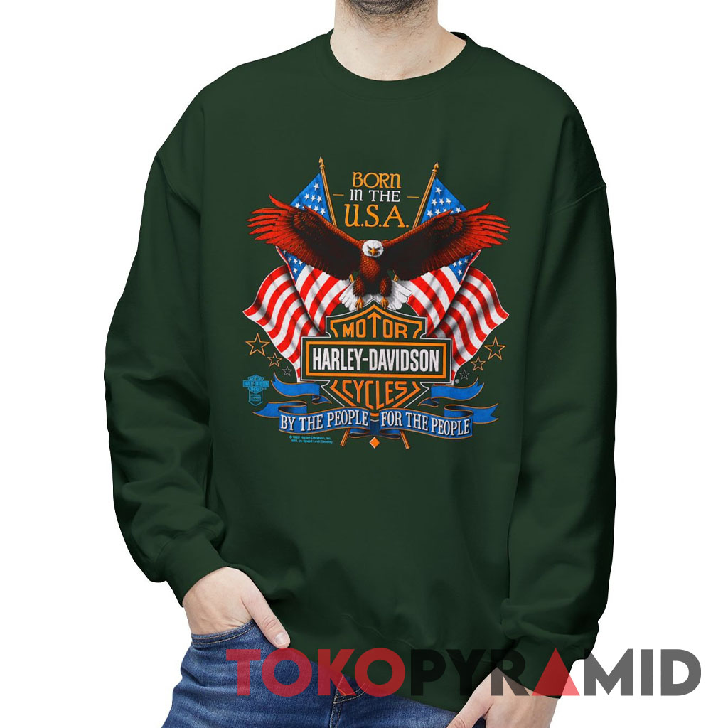 1989 Harley Davidson Eagle Born In The USA Sweatshirt 1989 Harley Davidson Eagle Born In The USA Sweatshirt