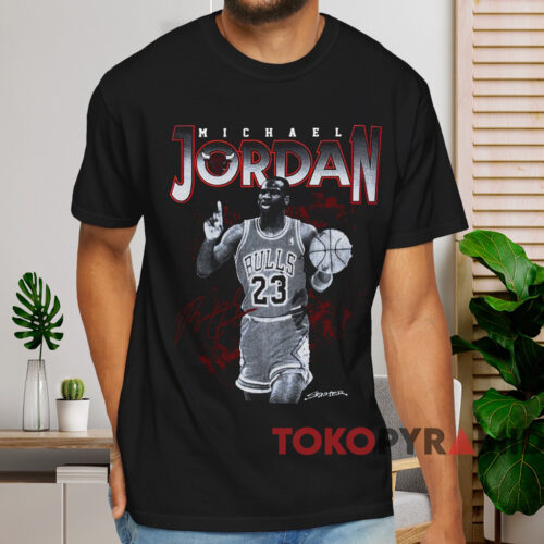 1989 Michael Jordan Starter T shirt Black T shirt
