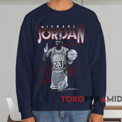 1989 Michael Jordan Starter T shirt Navy Sweatshirt