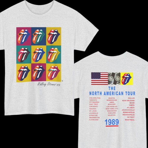 1989 Rolling Stones Steel Wheels North American Tour Shirt