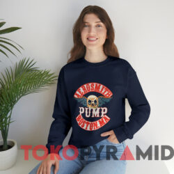 1990 Aerosmith Pump Boston MA Janie's Got A Gun T-shirt 3 1990 Aerosmith Pump Boston ma Janie's Got A Gun T shirt Navy Sweatshirt