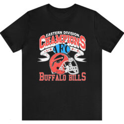 1990 Buffalo Bills AFC Eastern Division Champions T-shirt 5 1990 Buffalo Bills Afc Eastern Division Champions T shirt