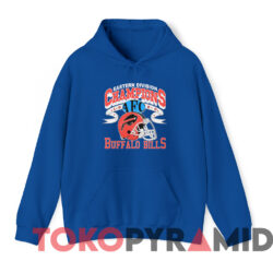 1990 Buffalo Bills AFC Eastern Division Champions T-shirt 2 1990 Buffalo Bills Afc Eastern Division Champions T shirt Blue Hoodie
