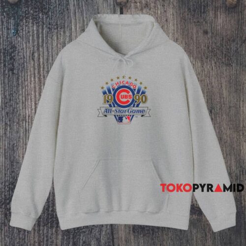 1990 Chicago Cubs All Star Game Shirt Grey Hoodie 1990 Chicago Cubs All Star Game Shirt Grey Hoodie