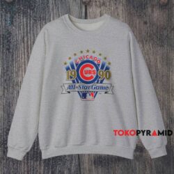1990 Chicago Cubs All Star Game Shirt 4 1990 Chicago Cubs All Star Game Shirt Grey Sweatshirt