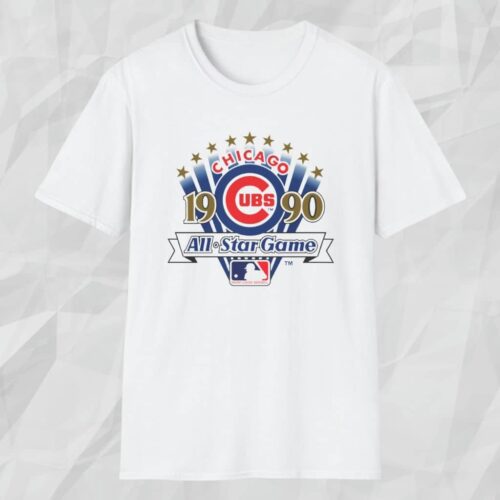 1990 Chicago Cubs All Star Game Shirt White T shirt 1990 Chicago Cubs All Star Game Shirt White T shirt