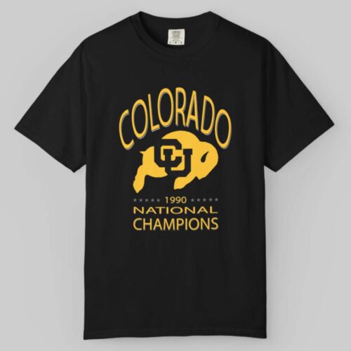 1990 Colorado Buffaloes National Champions T shirt