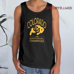 1990 Colorado Buffaloes National Champions Tank Top
