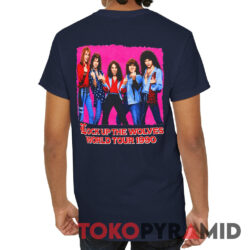 1990 Dio Lock Up The Wolves Tour Shirt Back