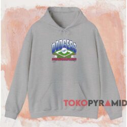 1990 Los Angeles Dodgers Shirt 2 1990 Los Angeles Dodgers Salem Sportswear Shirt Grey Hoodie