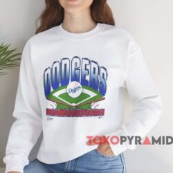 1990 Los Angeles Dodgers Shirt 3 1990 Los Angeles Dodgers Salem Sportswear Shirt White Sweatshirt
