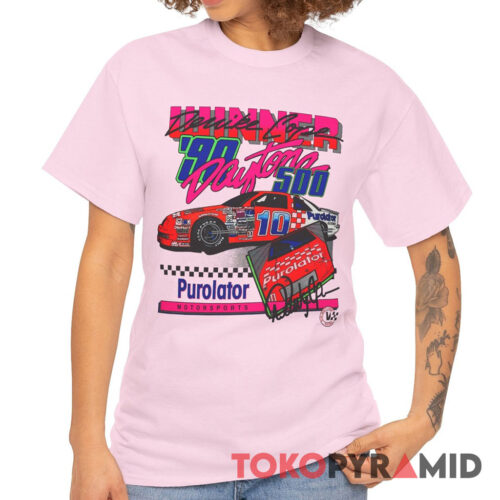 1990 Nascar Derrike Cope Neon Daytona 500 Winner T Shirt