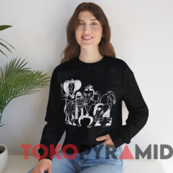 1990 Red Hot Chili Peppers Caricature T-shirt 2 1990 Red Hot Chili Peppers Caricature T shirt Black Sweatshirt