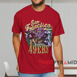 1990 San Francisco 49ers T shirt Red T shirt