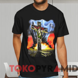 1990 Slayer Touring In The Abyss T shirt Black T shirt