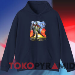 1990 Slayer Touring In The Abyss T-shirt 4 1990 Slayer Touring In The Abyss T shirt Navy Hoodie