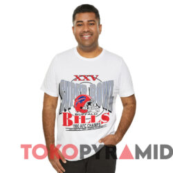 1990 Super Bowl Xxv Buffalo Bills Afc Champs T shirt White T shirt