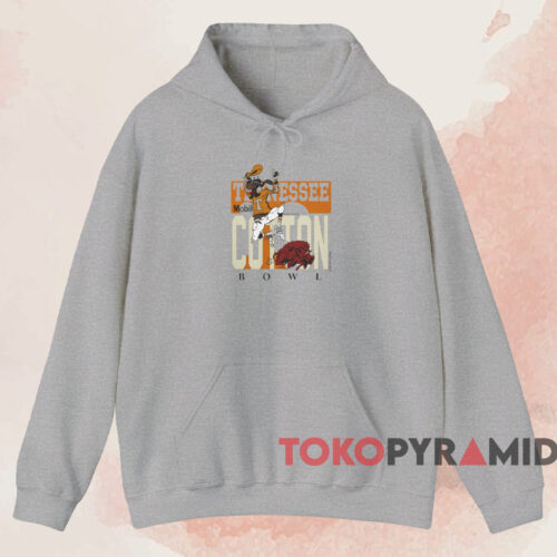 1990 Tennessee Volunteers Cotton Bowl Shirt Grey Hoodie 1990 Tennessee Volunteers Cotton Bowl Shirt Grey Hoodie