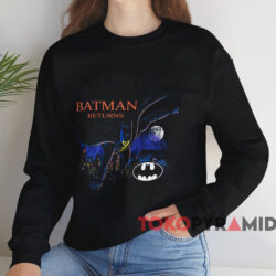 1990s Batman Returns Movie T-Shirt 4 1990s Batman Returns Movie T shirt Black Sweatshirt