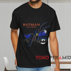 1990s Batman Returns Movie T shirt Black T shirt
