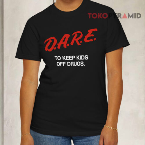 1990s Dare To Keeps Kids Off Drugs Black T shirt