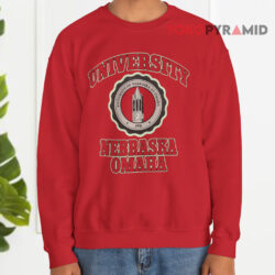 1990s University Of Nebraska Omaha Red Sweatshirt