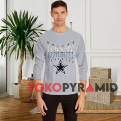 1990s Vintage Dallas Cowboys Football NFL Star Unique T-Shirt 2 1990s Vintage Dallas Cowboys Football NFL Star Grey Long Sleeve