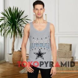 1990s Vintage Dallas Cowboys Football NFL Star Unique T-Shirt 3 1990s Vintage Dallas Cowboys Football NFL Star Grey Tank Top
