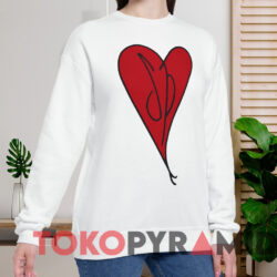 1991-1992 The Smashing Pumpkins Heart T-shirt 4 1991 1992 The Smashing Pumpkins Heart T shirt White Sweatshirt