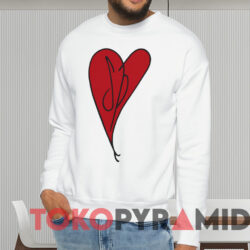 1991-1992 The Smashing Pumpkins Heart T-shirt 3 1991 1992 The Smashing Pumpkins Heart T shirt White Sweatshirt