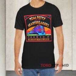 1991-92 Tom Petty Shirt Touring The Great Wide Open 3 1991 92 Tom Petty Shirt Touring The Great Wide Open Black T shirt Front
