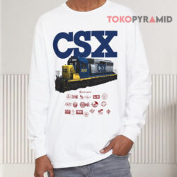 1991 CSX Train Locomotive Vintage Shirt 4 1991 Csx Train Locomotive Vintage Long sleeved