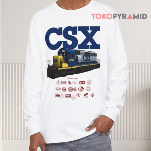 1991 Csx Train Locomotive Vintage Long sleeved 1991 Csx Train Locomotive Vintage Long sleeved