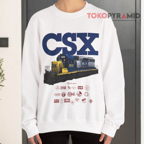 1991 Csx Train Locomotive Vintage Sweatshirt 1991 Csx Train Locomotive Vintage Sweatshirt
