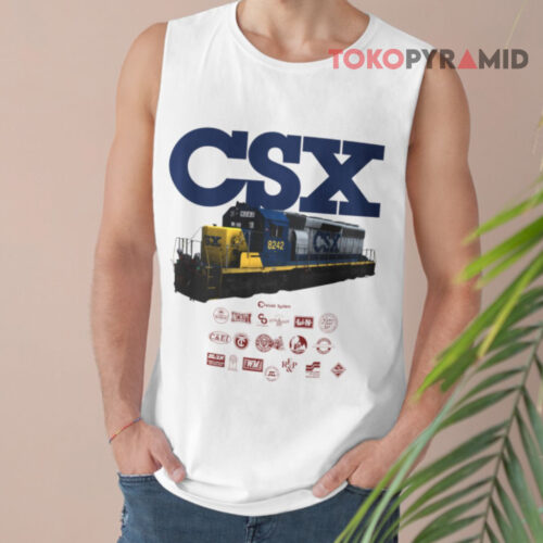 1991 Csx Train Locomotive Vintage Tank Top 1991 Csx Train Locomotive Vintage Tank Top