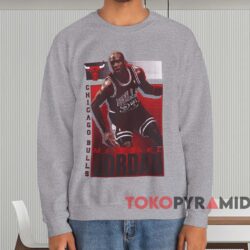 1991 Michael Jordan Chicago Bulls Nba Starter T shirt Grey Sweatshirt