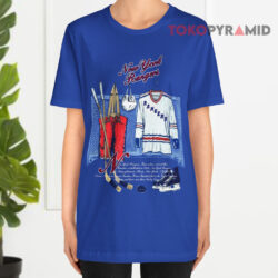 1991 New York Rangers Nutmeg Vintage Shirt 4 1991 New York Rangers Nutmeg Vintage Blue T shirt