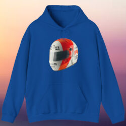 1991 Rick Mears Marlboro Helmet Shirt 3 1991 Rick Mears Marlboro Helmet Shirt Blue Hoodie