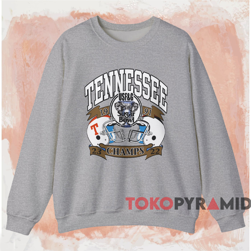 1991 Sugar Bowl Virginia Vs Tennessee Shirt Grey Sweatshirt 1991 Sugar Bowl Virginia Vs Tennessee Shirt Grey Sweatshirt