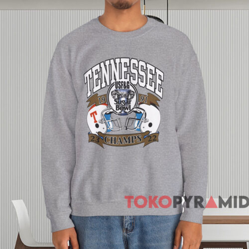 1991 Sugar Bowl Virginia Vs Tennessee Shirt Grey Sweatshirt 1991 Sugar Bowl Virginia Vs Tennessee Shirt Grey Sweatshirt