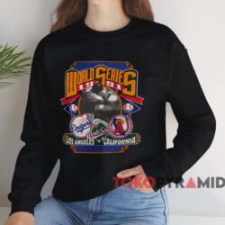 1991 World Series Dodgers vs Angels Shirt 3 1991 World Series Dodgers Vs Angels Shirt Black Sweatshirt
